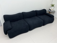 Ensemble de canapé modulaire en forme de L multifonctionnel en tissu moderne personnalisé pour salon appartement