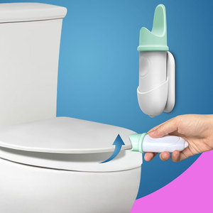 SUNNUO, elevador de tapa de inodoro sin contacto de alta calidad, nuevo diseño, cerradura de seguridad para puerta de gabinete, asiento de inodoro, elevador de manija antisuciedad - Product Image 1