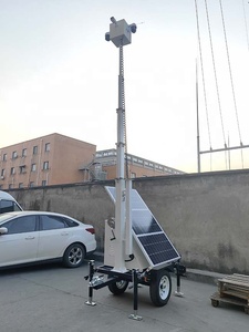 Remolque de Vigilancia Móvil con CCTV Solar, Sistema de Monitoreo con Visión Nocturna para Construcción, <span class=keywords><strong>Alquiler</strong></span> Comercial - Product Image 5