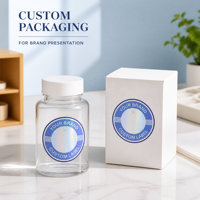 Étiquette personnalisée pour emballage privé, impression d'autocollants de produits, logo de marque, autocollant en vinyle holographique résistant à l'huile et à l'eau