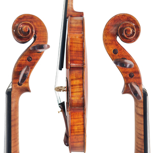 Violin thủ công chuyên nghiệp, chất lượng biểu diễn, dành cho sinh viên, cao cấp, kích thước chuẩn, có thể tùy chỉnh, gỗ thông thật, họa tiết cổ điển, vân lửa tự nhiên - Product Image 3
