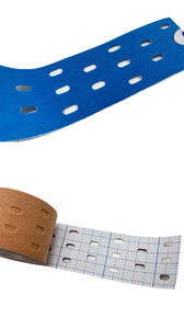 Autocollants élastiques en coton résistant à l'eau Kinesio Muscle Bandages perforés pour la <span class=keywords><strong>poitrine</strong></span> et le sport Largeur 5cm - Product Image 3