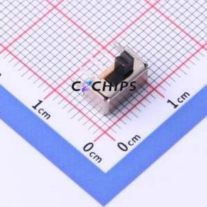 SK-12D02-VG3 Slide Switch Through hole Component (THT) Switch Single Pole Double Throw Rectangle Pin Header PC Pin 8.6mm - Product Image 1