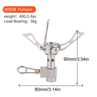 Apg — Mini fourneau à gaz pliable dans le mur, réchaud d'extérieur, cuisine, pique-nique, brûleur, nouvelle collection