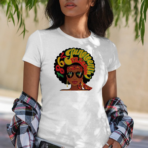 Personalizzato juneenth 1865 Afro nero ragazza stampa di trasferimento di calore <span class=keywords><strong>storia</strong></span> nera diretta alla pellicola per t-shirt indumento felpe con cappuccio - Product Image 4