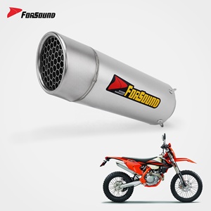 Sistema de Escape para Motocicleta Forsound, Precio de Fábrica al por Mayor, Silenciador GRID-O de Titanio Ultraligero para Motocicletas Todoterreno ADV - Product Image 1
