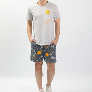 Set di pigiami a righe essenziali da uomo, materiale adatto alla pelle, adatto per una buona notte set di pigiami - Product Image 4