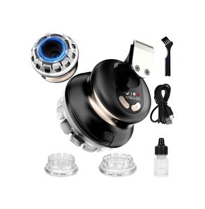 Tondeuse à cheveux rotative sans fil professionnelle rechargeable UFO pour hommes, lames circulaires - Product Image 1