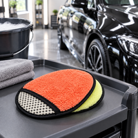 Esun Gant de lavage de voiture en microfibre double face, conception de nettoyage multifonctionnelle pour le detailing automobile