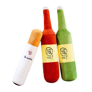 Sigarette per smettere di fumare giocattoli di peluche anelli di simulazione bottiglie di vino cuscini per regalare regali di festa al fidanzato all'ingrosso - Product Image 1