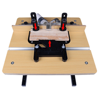 Petit établi pliable industriel pour le travail du bois Table de toupie en bois Mini bakélite Fraisage Flip Board pour machine de coupe électrique