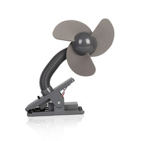 Ventilateur portable mini électrique transfrontalier pour poussette, idéal pour bébé en voyage, à clipser, avec tissu en peluche, vente en gros