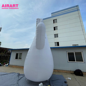 Decoración Luminosa Inflable <span class=keywords><strong>de</strong></span> Fantasmas <span class=keywords><strong>de</strong></span> Halloween. Fantasma Inflable Regordete para Eventos <span class=keywords><strong>de</strong></span> Halloween - Product Image 5