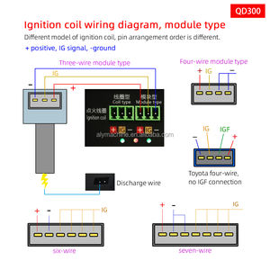 QD300 testeur d'actionneur Automobile voiture ralenti moteur pas à pas électrovanne CRIN injecteur actionneur détecteur de défaut pilote - Product Image 5