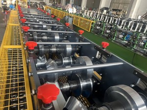 Máquina Perfiladora de Láminas para Puertas Corredizas de Acero Galvanizado Más Popular en Europa, Cortinas y Tirantes Planos - Product Image 6