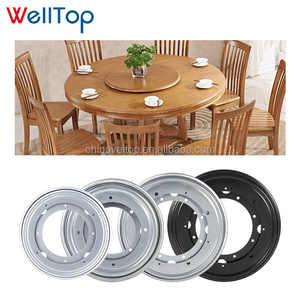 Đồ Nội Thất Mới Phần Cứng Nhiệm Vụ Nặng Nề Xoay Tấm 360 Độ Vuông Kim Loại Lười Biếng <span class=keywords><strong>Susan</strong></span> Bàn Xoay Xoay Xoay Tấm - Product Image 4