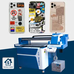 digital high quality led uv 60x90 pcb flatbed printer machine to print phone cases raised test