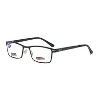 Lunettes de lecture tendance anti-lumière bleue et anti-fatigue à verres transparents, haut de gamme, pour hommes/femmes, noires, vente en gros directe usine