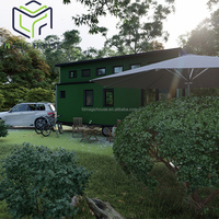 Maison magique 2022 nouvelle petite maison/maisons sur roues, 2 chambres à coucher, maison minuscule préfabriquée