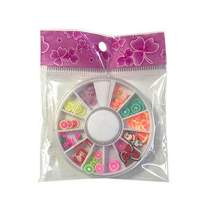 SunelPort Ornements pour nail art, Résine gelée motif dessin animé, Poterie souple, Tranches <span class=keywords><strong>de</strong></span> fruits, 5mm, Plateau tournant 12 compartiments, Tranches <span class=keywords><strong>de</strong></span> fruits DIY, Noël - Product Image 4