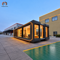 Rumah Mungil Prefabrikasi Modern Mewah Tipe ADU Terpisah yang Dapat Diperluas untuk Proyek Gedung Pameran, Toko, dan Hotel