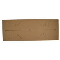 Kork-Gummi-Kork-Yogamatte, faltbar, rutschfest, stressabbauend, 183 cm Länge, 5 mm Dicke, Deluxe-Verpackung, Dropshipping