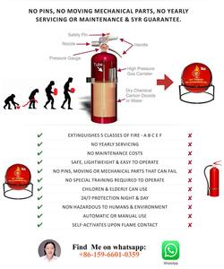 <span class=keywords><strong>Acheter</strong></span> Boule De Feu Boule d'extincteur D'incendie Automatique extinguihser au meilleur prix - Product Image 6