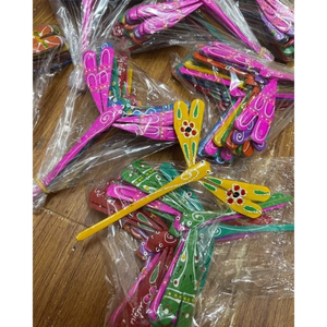 Juguete de equilibrio artesanal de bambú pintado a mano con diseño de libélula vietnamita, estilo religioso, para niños y decoración del hogar, marca TUYET DUNG - Product Image 5