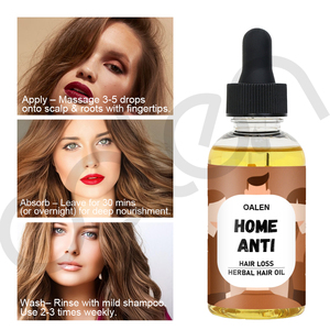 น้ำมันบำรุงเส้นผมสูตรสมุนไพรออร์แกนิค 30 มล. ผลิตภัณฑ์เพื่อการเจริญเติบโตของเส้นผม แบรนด์ส่วนตัว 100% จากธรรมชาติ สำหรับใช้ที่บ้าน ป้องกันผมร่วง - Product Image 3