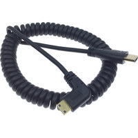 Câble adaptateur HD pour tablette et appareil photo reflex numérique vers TV, avec connecteur mâle-mâle à ressort en acier cuivré Type-C vers Type-A
