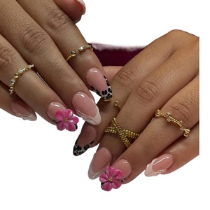 <span class=keywords><strong>Faux</strong></span> <span class=keywords><strong>ongles</strong></span> de style européen et américain, avec colle 3D stéréo, diamants français, autocollants pour <span class=keywords><strong>ongles</strong></span> - Product Image 5