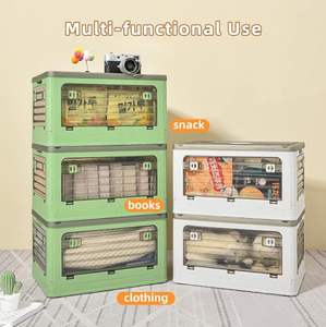 PP Injection-Molded Rectangle Foldable Modern Clear <b>Plastic</b> <b>Storage</b> Bins 35L Capacity Japandi Style <b>Underbed</b> Use Luxury - Product Image 4