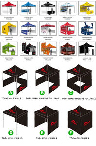 FEAMONT Carpa con dosel de 2x2m impresa personalizada para bienes raíces Promoción al aire libre para <span class=keywords><strong>casetas</strong></span> de exposición - Product Image 5