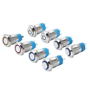 12mm גבוהה Custom לסירוגין רגעי/נעילה סוג מיניאטורי עמיד למים לדחוף כפתור מתג - Product Image 6