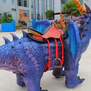 Animales Eléctricos para Niños, Montables, con Batería, Dragón Realista que Camina, Animatrónico - Product Image 3