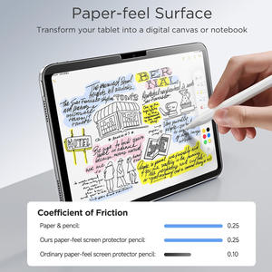 Protecteur d'écran magnétique en papier personnalisé, effet papier, résistant aux rayures, film détachable et réutilisable pour iPad Pro Air 11 13 pouces - Product Image 2
