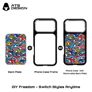 Coque de téléphone magnétique polyvalente avec plaque arrière détachable pour <span class=keywords><strong>iPhone</strong></span> 17 16 15 14 <span class=keywords><strong>13</strong></span> - Product Image 2