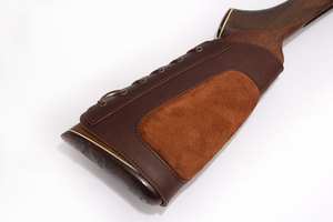 Lederen Buttstock <span class=keywords><strong>Holster</strong></span> Met Anti-Slide Lussen Jagers Munitie Hoes Met Suède Pad Jacht Cadeau Voor Mannen - Product Image 6