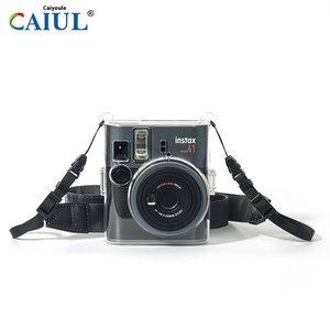 เคสกล้องสำหรับฟูจิฟิล์ม อินสแต็กซ์ มินิ 41 อินสตาแกรมอุปกรณ์เสริมเคสใสคริสตัล+ กระเป๋าใส่รูปภาพกระเป๋าเก็บของเชือกสไตล์วินเทจ - Product Image 2