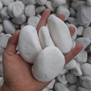 Roche naturelle, 5 pièces, roche en pierre brute, blanche neige, paysage extérieur, vente en gros - Product Image 2