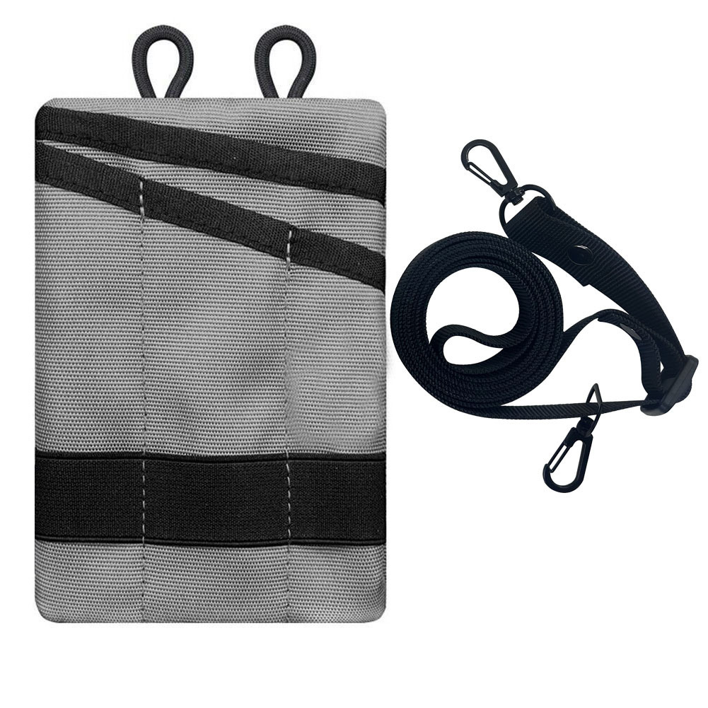 Porte-monnaie et porte-cartes d'extérieur [Gris clair]