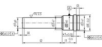 Goupille de guidage de précision DIN 16761-A pour moule d'injection, pour alignement de moules plastiques d'appareils électroménagers, en acier, Jinjie