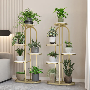 <span class=keywords><strong>Support</strong></span> à <span class=keywords><strong>fleurs</strong></span> moderne multifonctionnel à cinq niveaux en fer sur pied avec étagère <span class=keywords><strong>de</strong></span> rangement <span class=keywords><strong>pour</strong></span> salon balcon exposition <span class=keywords><strong>de</strong></span> plantes - Product Image 2