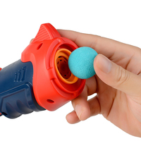 Pistola blanda de espuma EVA para disparar al aire libre, pistolas de juguete, juegos de potencia atómica a presión, juego de pistolas de bolas de aire de bala para niños