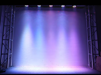18 projecteurs PAR pour DJ, éclairage de scène DMX 512, activés par le son, pour salons automobiles, mariages, et effets laser
