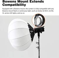 Flash de studio Godox CS-85D, 85 cm, portable, pliable, à montage Bowens, lanterne lumineuse à installation rapide