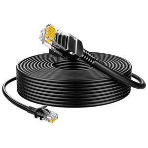 Câble Ethernet Cat5e UTP 23AWG 24AWG 26AWG en cuivre avec gaine en PVC, câble réseau LAN 10m 30m CE ROHS - Product Image 1