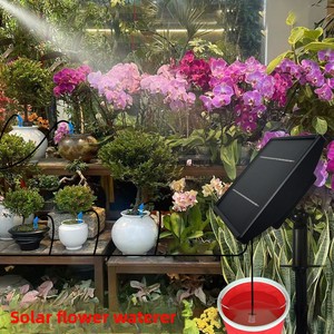 Sistema di irrigazione automatico a goccia F119 ad energia solare con timer <span class=keywords><strong>per</strong></span> piante in vaso da esterno, kit autoirrigante da giardino - Product Image 6