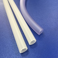 Tuyau flexible en PVC transparent haute élasticité, paroi intérieure lisse, tuyau en plastique léger pour la plomberie domestique, l'agriculture et le transport de fluides