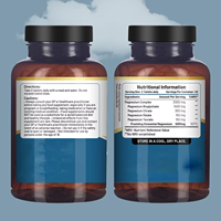 Complexe de magnésium 4-en-1, 2000 mg par portion (400 mg d'éléments élémentaires), 90 comprimés végétaliens, avec bisglycinate, citrate, malate et taurate